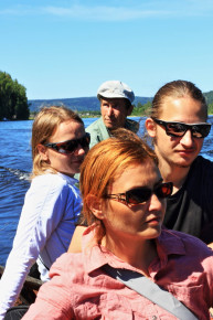 Z Jurijem in lotko po reki